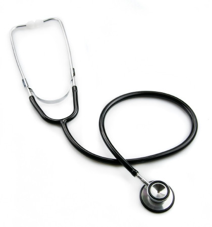 Stethoscope, Dual Head Blk Ea - 1