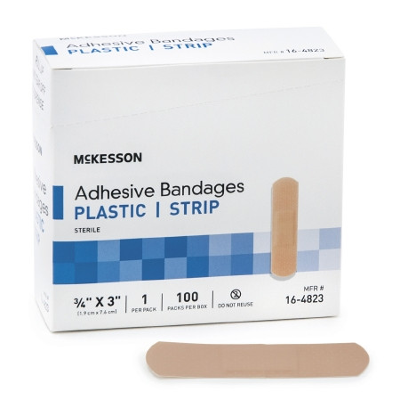 Bandage, Adhsv Shr Strp  3/4"x3" (100/bx) Bx - 1