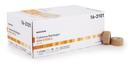 Bandage, Cohesive N/s Tan 1" (30pk/cs) Pk - 1