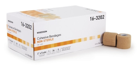 Bandage, Cohesive N/s Tan 2" (36pk/cs) Pk - 1