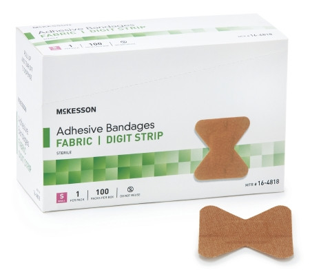 Bandage, Adhsv Fabr Digit Sm (100/bx 24bx/cs) Bx - 100