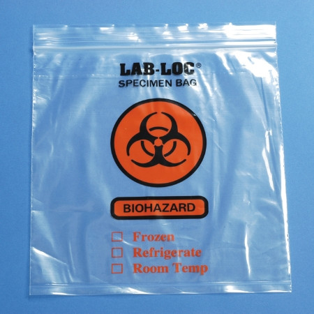 Bag, Spcmn Biohaz Outside Pckt6"x9" (100/pk 10pk/ Ea - 1