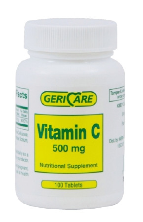 Vitamin C, Tab 500mg (100/bt 12bt/cs) Bt - 1
