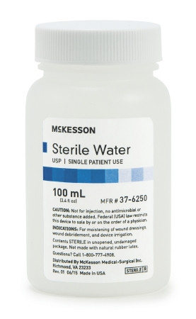 Water, Irr Sol Str 100ml (48/cs) Ea - 1