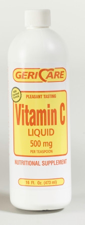 Vitamin C, Liq 500mg 16oz (12/cs) Ea - 1