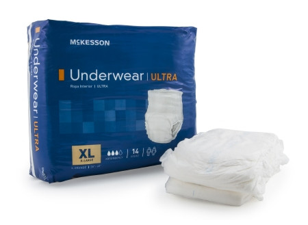 Underwear, Cloth Lk S         Z 58-68 Xlg (14/bg 4 Bg - 1