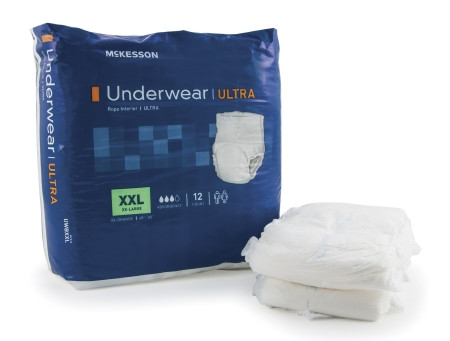 Underwear, Cloth Lk S         Z 68-80 2xlg(12/bg 4 Bg - 1