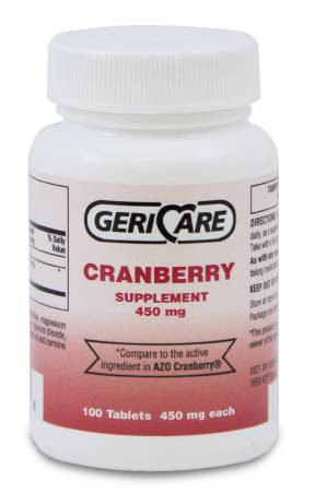 Cranberry, Tab 450mg (100/bt 12bt/cs) Bt - 1