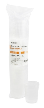 Container, Spcmn No Lid N/s 4oz (20/bx 25bx/cs) Bx - 20