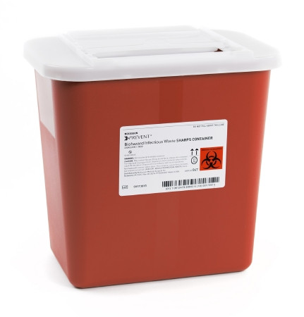 Container, Sharps Red 2gl (20/cs) Ea - 1