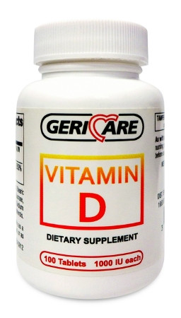 Vitamin D3, Tab 1000iu (100/bt12bt/cs) Bt - 1