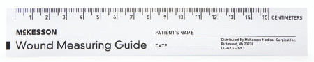 Ruler, Wound Measuring Paper 6" (50/pd 12pd/bg 24bg/cs) Pd - 1
