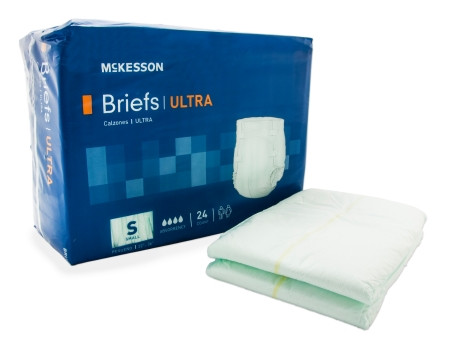 Brief, Incont Cloth Back Sm Sz22-36 (24/bg 4bg/cs) Bg - 1