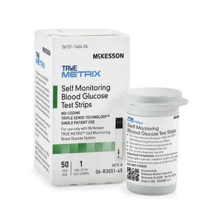 Strips, Bld Gluc Truemetrix Sngl Pt (50/bx 24bx/cs Bx - 50