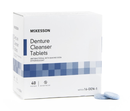 Cleanser, Denture Effervescent(40/bx 12bx/cs) Bx - 1