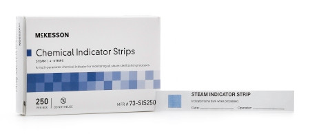 Indicator Strip, Steam Short Class 1 4" (250/bx 10bx/cs) Bx - 1