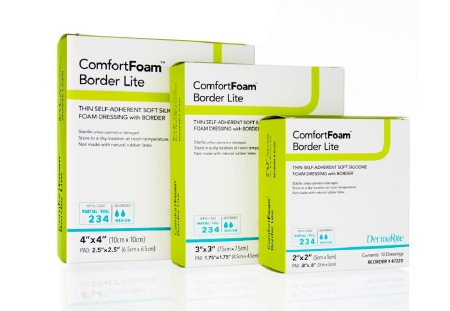 Dressing, Comfort Fm Brdr Lite2x2 (10ea/bx) Bx - 10
