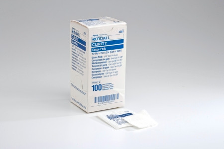 Sponge, Gze 2"x2" 12ply Str (1/pk 100pk/ct) Kendal Ea - 1