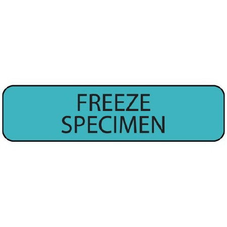Label, Freeze Specimen Blu 1 1/4"x5/16" (760/rl) Rl - 1