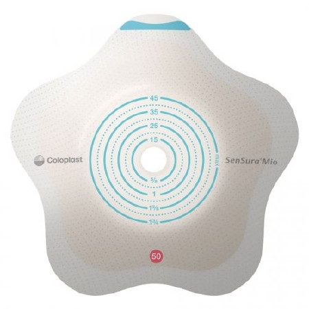 Barrier, Ostomy Sensura Mio Click 2pc Precut Red 1" (5/bx) Bx - 5