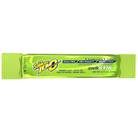 Sqwincher Zero, Qwik Stik Lemon-lime .11oz (50/bg 10bg/cs) Bg - 50