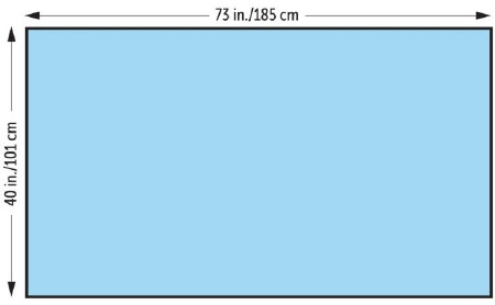 Drape, Surg Str Med 40"x73" (60/cs) Cs - 60