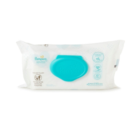 Wipe, Pampers Sensitive (56/pk8pk/cs) Pk - 56