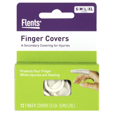 Cot, Finger W/astd Flents (12/pk) Pk - 1