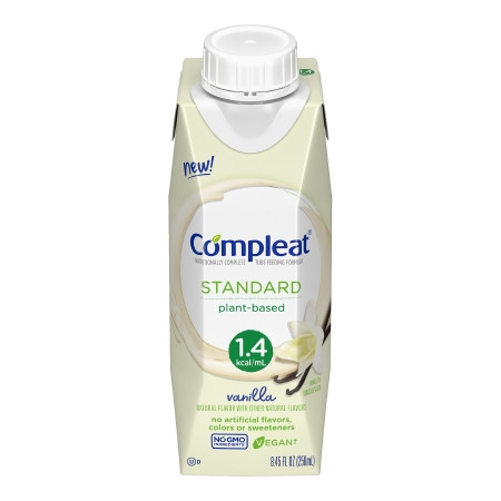 Compleat, Std 1.4 Calorie Vanilla Carton 250ml (24/cs) Cs - 24