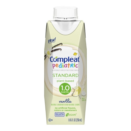 Compleat, Ped Std 1.0 Calorie Vanilla Carton 250ml (24/cs) Cs - 24