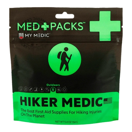 First Aid Kit, Hiker Medic Grab&go 34pc Ea - 1