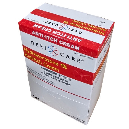 Hydrocortisone, Crm 1% 0.9gm (144/bx) Bx - 144