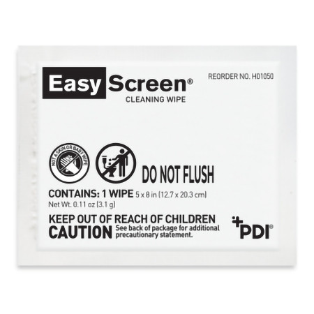 Wipe, Screen Cleansing Easy Screen Ind Packet (50/bx 10bx/cs Bx - 50