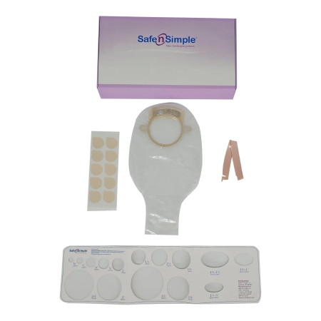 Pouch, Ost W/fltr Flng Belt Tab Trnsprnt 70mm (10/bx 8bx/cs) Bx - 10
