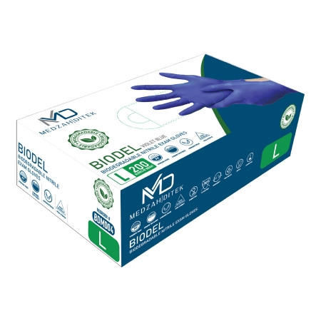 Glove, Exam Biodegradable Lg 4.0mil 9.5" (200ea/bx 10bx/cs) Bx - 200