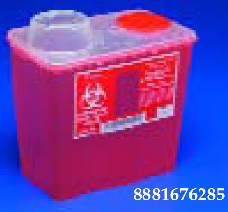 Container, Sharps Med Red 8qt(20c)676087 Kendal Ea - 1