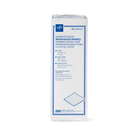 Sponge, Gauze 12ply N/s 3"x3" (200/pk) Pk - 200
