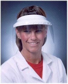 Visor, Elastic Strap W/clr Shield 6"-7" Ea - 1