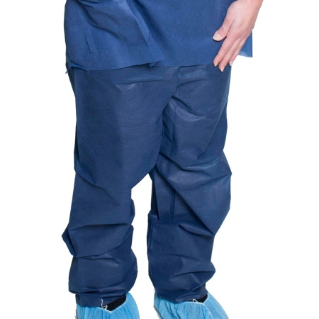 Pants, Scrub Disp Dk Blu Xlg (10/bg 5bg/cs) Bg - 10