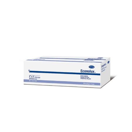 Gauze, Spng Econolux N/s 2x2 8ply (200/bx 25bx/cs) Bx - 200