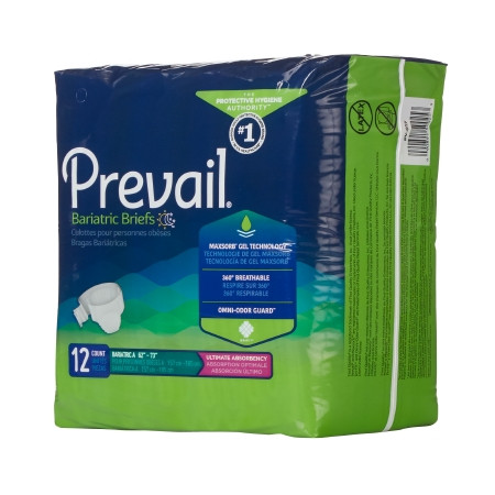Brief, Prevail Adlt Xxlg (12/ Bg 4bg/cs) Bg - 12