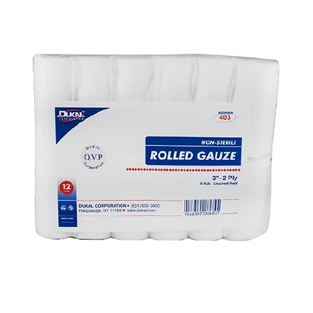 Gauze, Rolled N/s 3" 2ply (12rl/bg 8bg/cs) Bg - 12