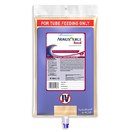Novasource Renal, Clsd System 1000ml (6/cs) Cs - 6