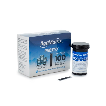 Test Strip, Bld Gluc Wavesensepresto (100/bx 12bx Bx - 1