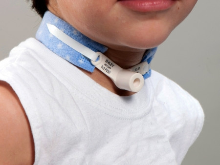 Trach Tu Holder, Ped 1" Wd (10/bx) Bx - 10