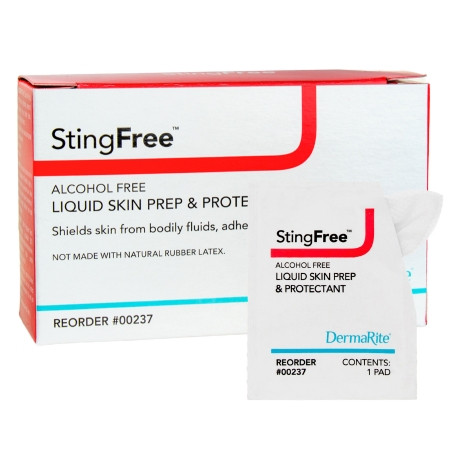 Pad, Skin Wipe Prep Alc Free (50/bx 10bx/cs) Bx - 50