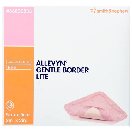 Dressing, Allevyn Brdr Lt 2x2"(10/bx 6bx/cs) Bx - 10
