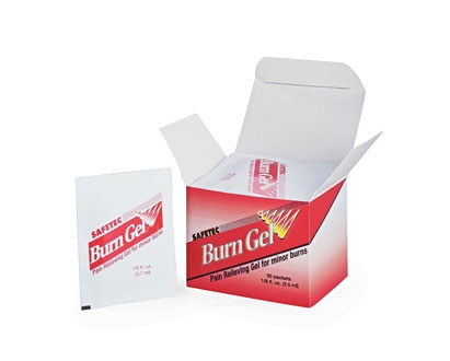 Safetec Burn, Gel 3gm Pkt 1/8oz (25/bx 24bx/cs) Bx - 25