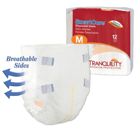 Brief, Incont Smartcore Med (12/pk 8pk/cs) Pk - 12