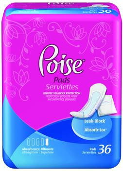 Pad, Incont Poise Ultra Covered (33/pk 4pk/cs)        Kimpro Pk - 33
